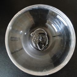 Orrefors  Christmas Candy Dish 