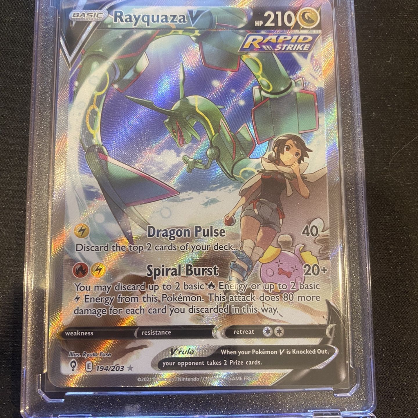 Rayquaza-V (194/203), Busca de Cards