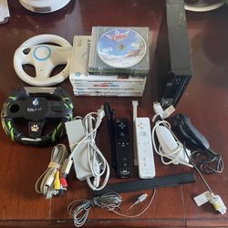 Nintendo Wii  Bundle with many Games