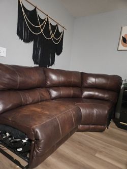 Ashley Furniture Leather Sectional