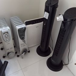 Fans and heaters 