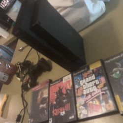 Ps2 Fat W Control And Games 
