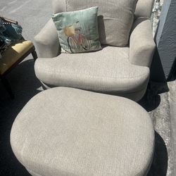 Ottoman and Chair