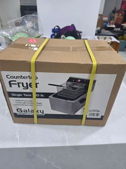 Galaxy Equipment Countertop Single Tank Fryer