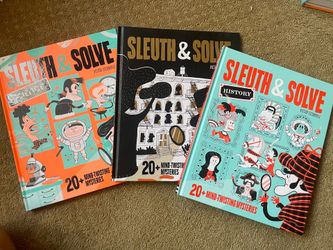 Three Sleuth & Solve Books