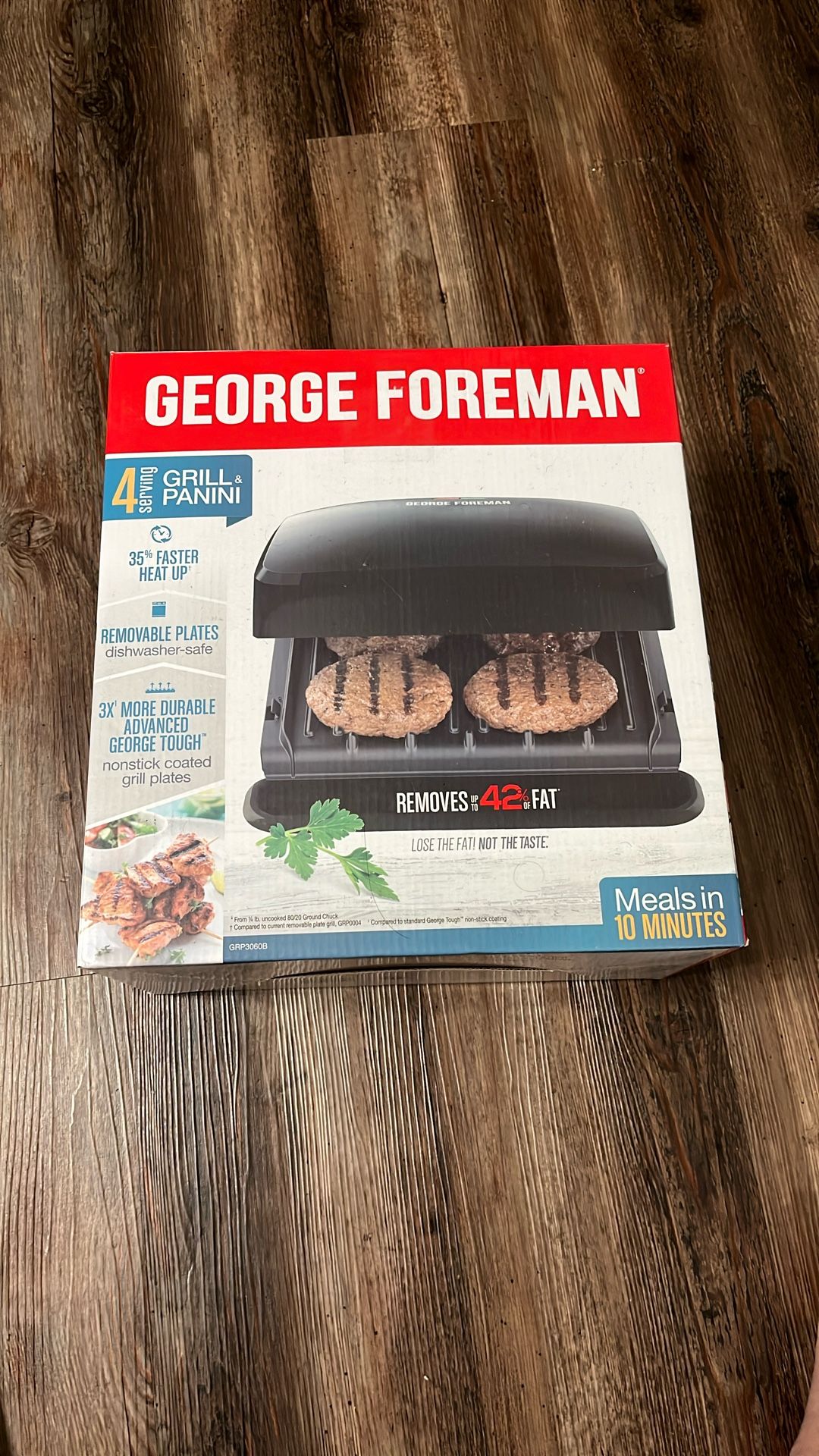 George Foreman 4 Serving Grill& Panini
