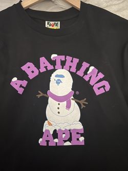Bape Snowman Online Exclusive Shirt