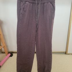 Dark Purple Cotton Zella Joggers Size Small