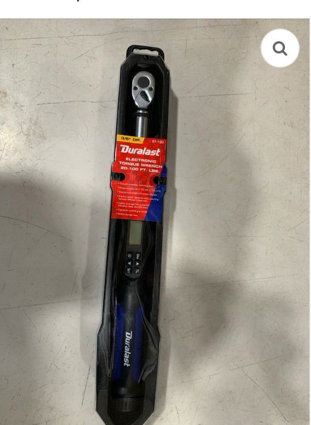 Duralast 3/8 In. dr. 20-100 lbs Digital Torque Wrench