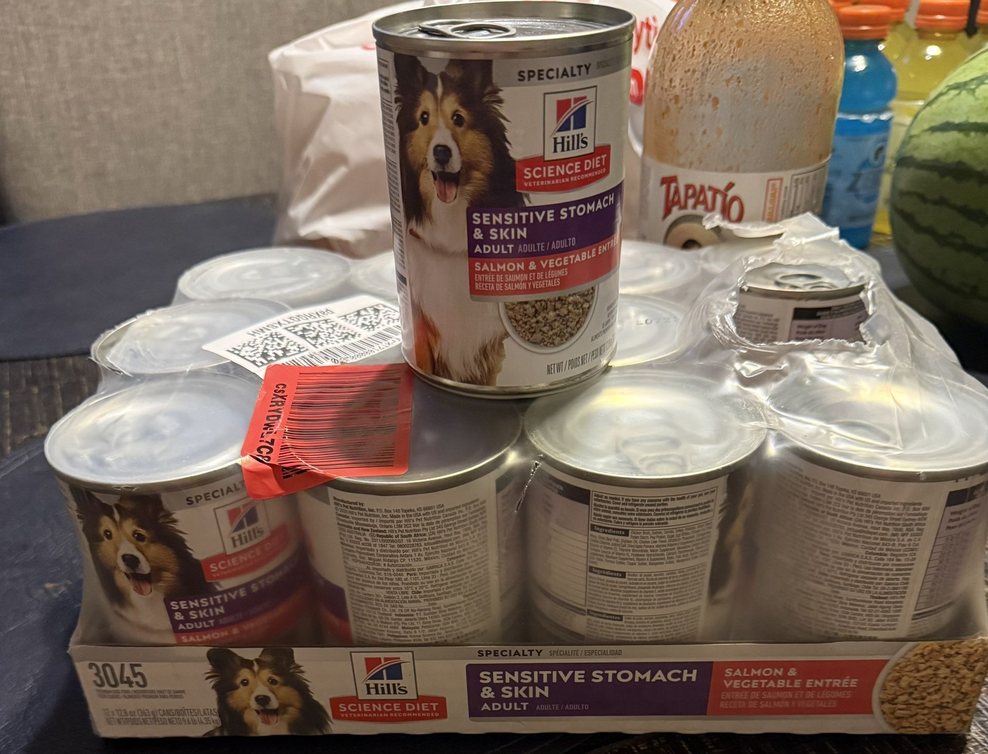sensitive stomach dog food can