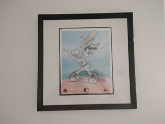 Bugs Bunny at bat for Yankees