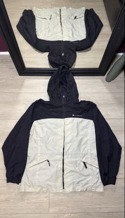 Y2K 2000s Mammoth Mountain Embroidered Zip Up Hooded Windbreaker