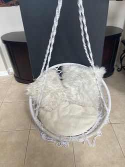 Macrame Rope Hanging Swing Chair