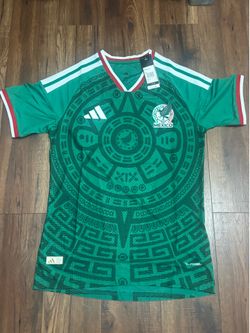 Mexico National Team Aztec Calendar Edition Soccer Jersey - Green