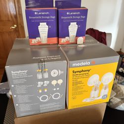 Medela symphony double pumping kit x4