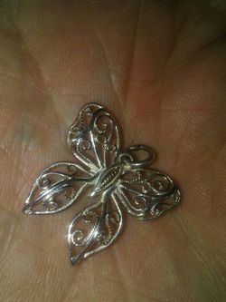 Sterling silver from Italy charm necklace
