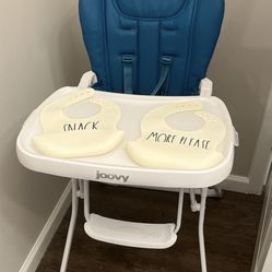 High chair collapsible
