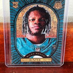 Travis Hunter 2025 Mosaic Micro Mosaic Rookie Case Hit