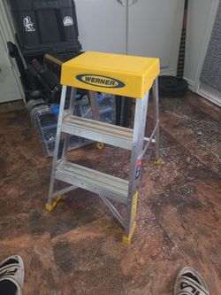 Werner 3ft aluminum step ladder