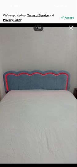 Queen bed with mattress