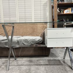 Glass Desk