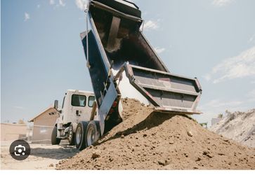 Dirt dump site