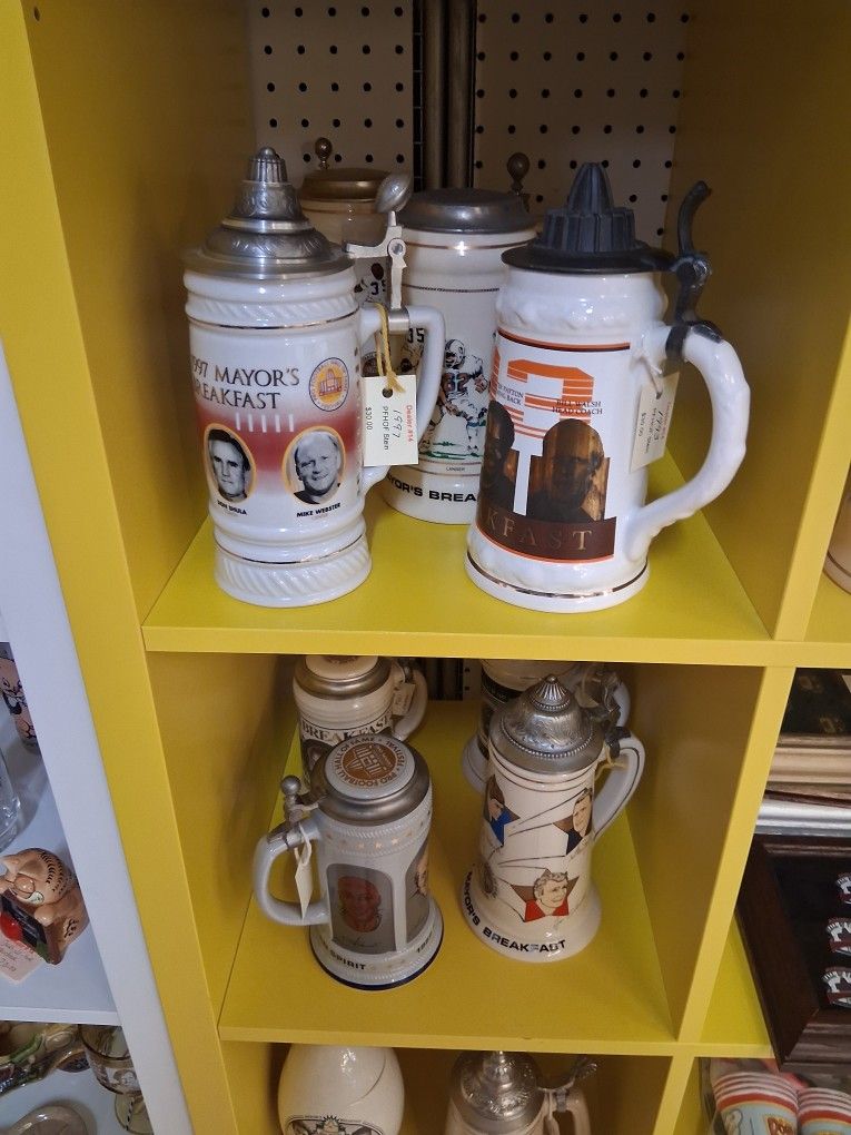 Hall of Fame Items, Mugs, Toys, Steins 