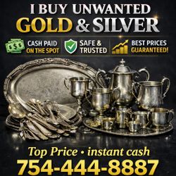 Sell Old Silver & Gold for Fast Cash