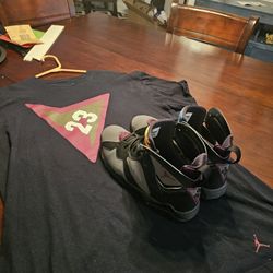 Jordan 7s And Shirt 