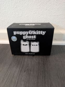 Puppy & Kitty Ghost Vinyl Figure Set OG Edition