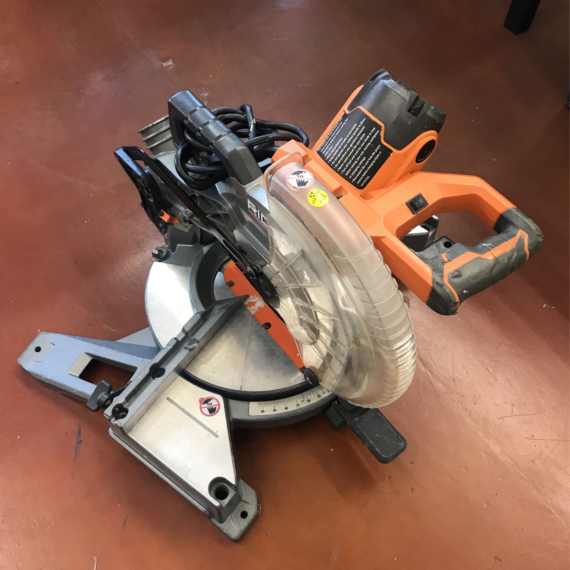 Ridgid 10 Inch Corded Dual Bevel Miter Saw
