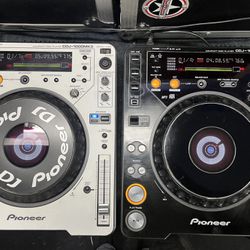 DJ Tables And Mixer 