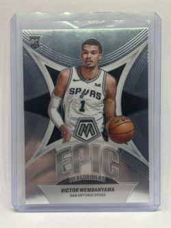 Victor Wembanyama 2023-24 Panini Mosaic - Epic Performers #12  RC Spurs