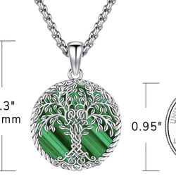 Tree of Life Necklace for Women and Men Sterling Silver Tree of Life Jewelry 