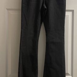 Brand New Black Wash Bootcut Mid Rise Jeans Size 00 Juniors 