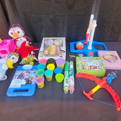 Ultimate Kids Activity & Craft Lot - Play-Doh, Polymer Clay, Bow & Arrow Set