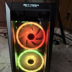 RGB Gaming PC + AOC Monitor – Full Setup – Ready to Play