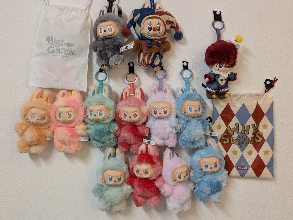 Popmart Labubu. Big Into Energy. Why So Serious