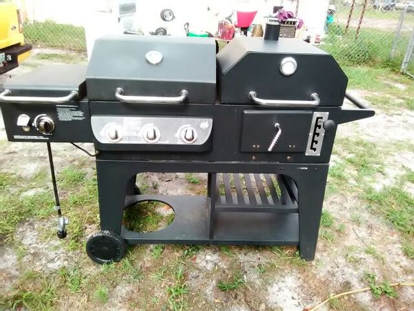 Makers Mark Hybrid Gas Smoker And Side Burner Combo Grill For Makers Mark Hybrid Gas Smoker And Side Burner Combo Grill