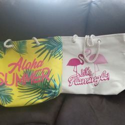 Two Summer Tote Bags