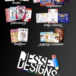 Diseñamos invitaciones para su evento... cualquier estilo que guste, pregunte con confianza