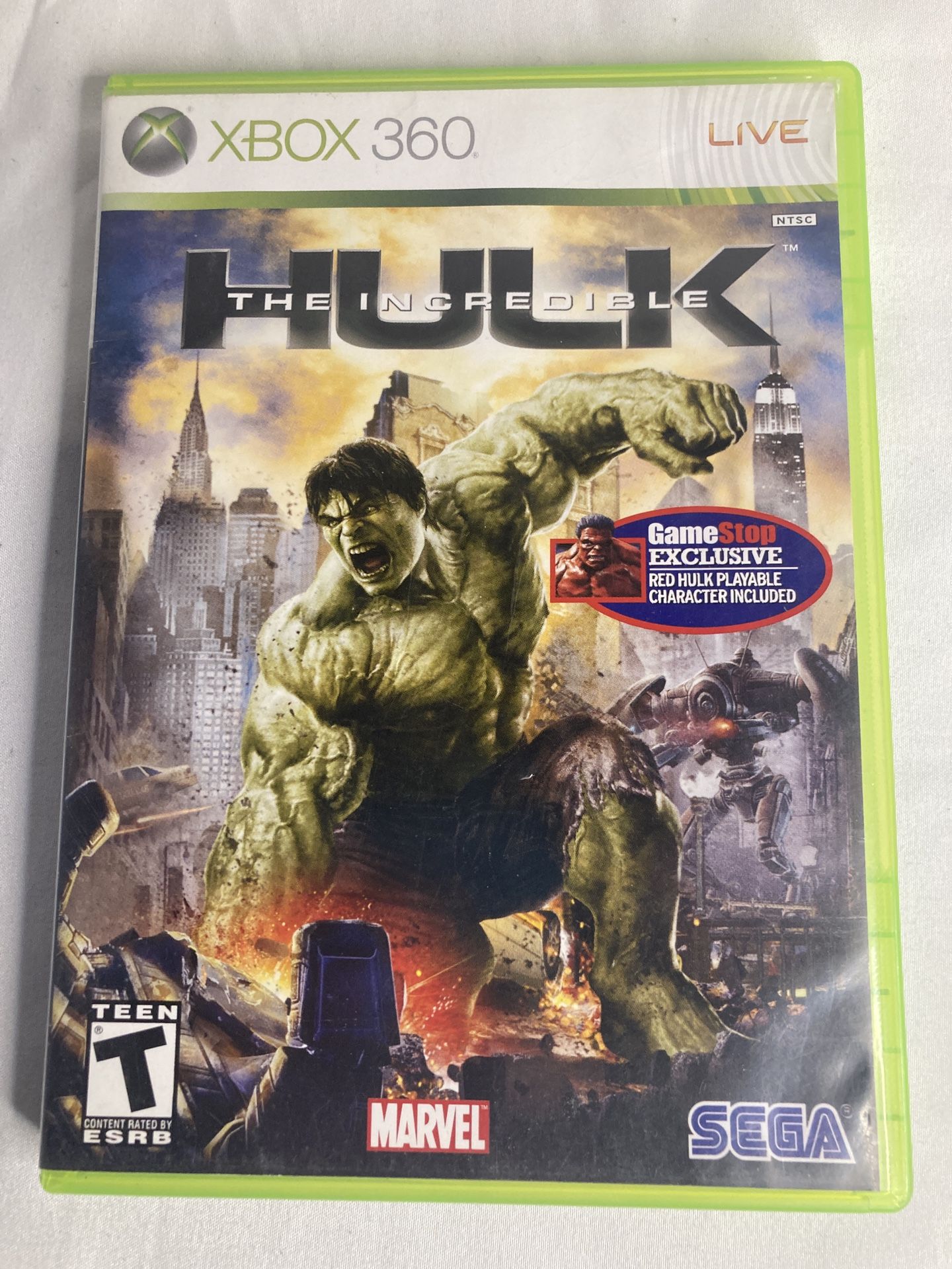 Xbox 360 Incredible Hulk