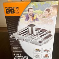 Pitmaster BBQ 4 In 1 Ultimate BBQ Accessory Kit