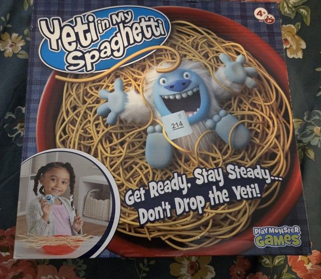 Yeti In My Spaghetti Game Kids Toy 4+