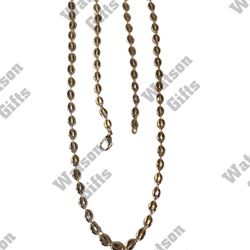 Puffed Mariner Chain 18k Gold Layered Filled 24 Inch 5mm