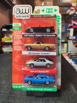 Auto World Deluxe 4-Pack