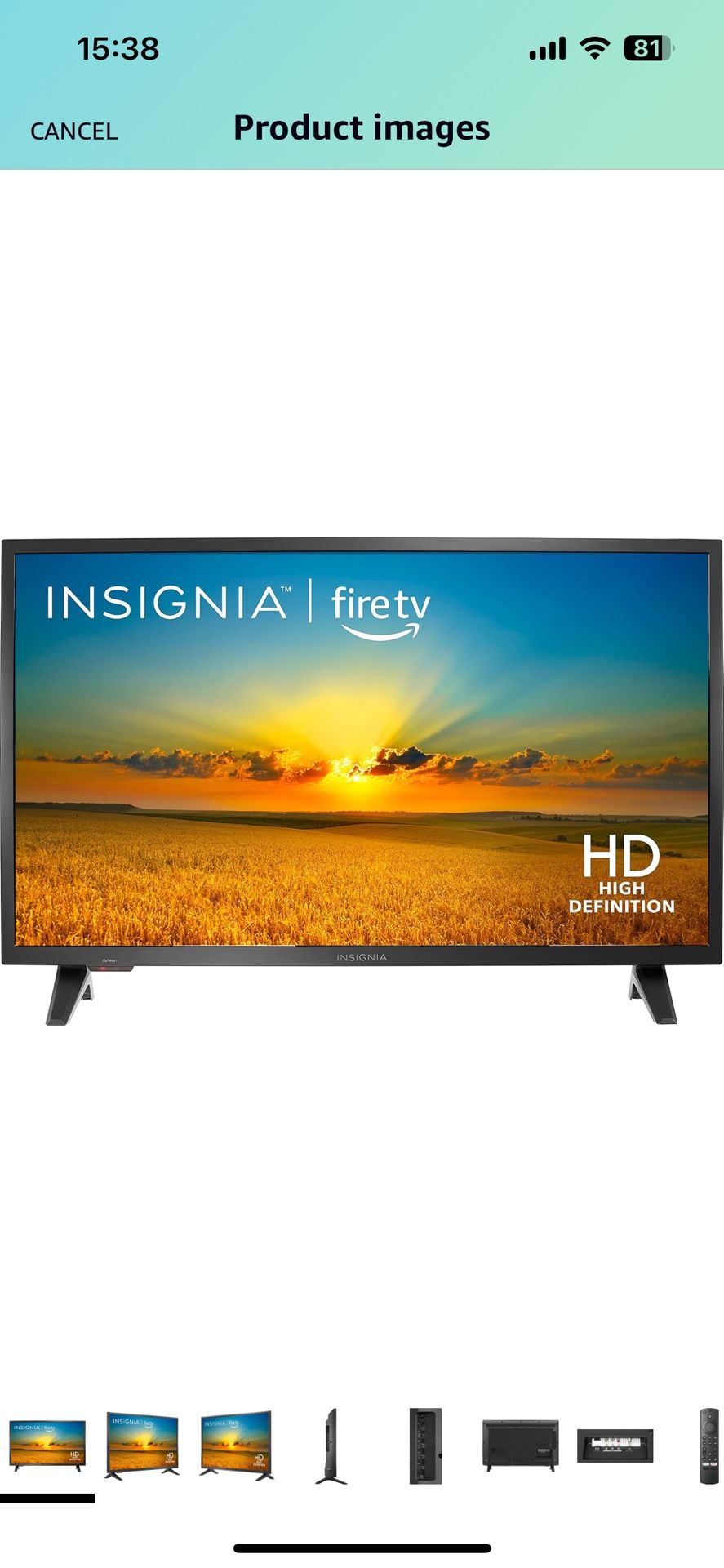 Insignia TV 32-inch HD 720p, Fire TV, Alexa Remote