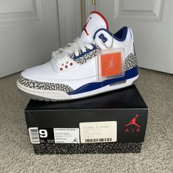 Nike Air Jordan 3 Retro True Blue 2016 Size 9