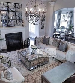 New Omni Mirrored Coffee Square Table