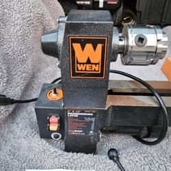 Wen Mini Wood Lathe With Gouging Toolset, Good Condition 